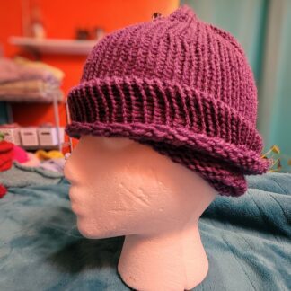 Purple Summer Weight Beanie
