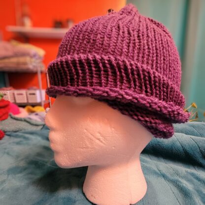 Purple Summer Weight Beanie