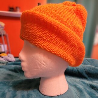 Orange Summer Weight Beanie
