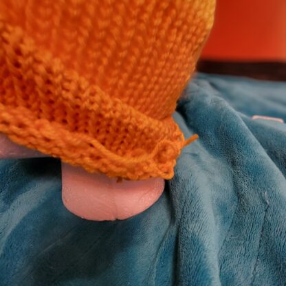 Buttercup Yellow Gold Medium Weight Handcranked Beanie - Image 2