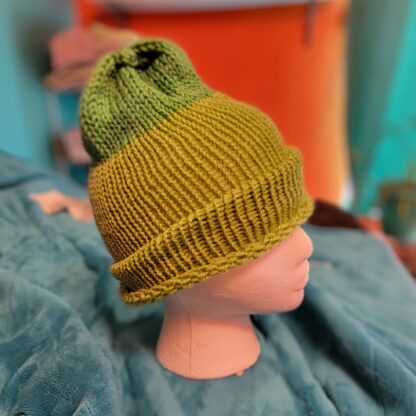 Shades of Green Medium Weight Beanie