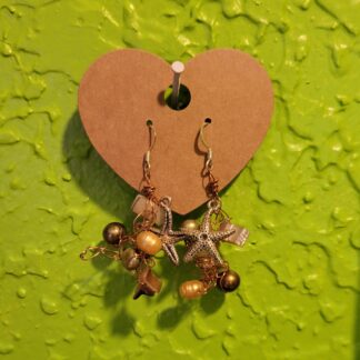 Beachy Boho Wire Crochet Earrings