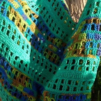 Railroad Blanket - Crochet Pattern - Super Easy - Make to Any Size