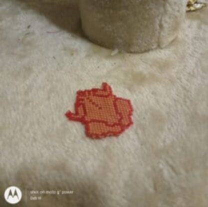 Chicken or Turkey Carcass Brick Stitch Earring Beading Pattern
