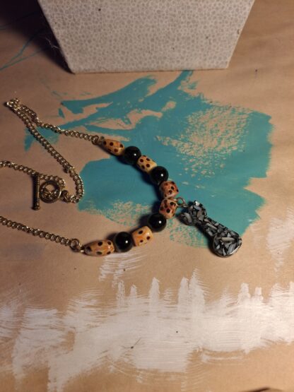Halloween Cat Necklace - Image 2