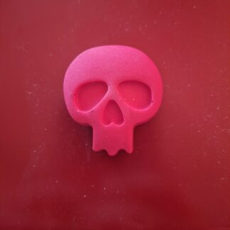 Resin Red Spooky Skull Magnet
