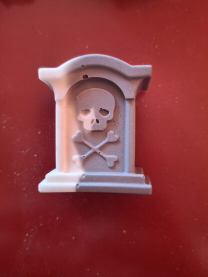 Skull and Crossbones Gravestone Magnet