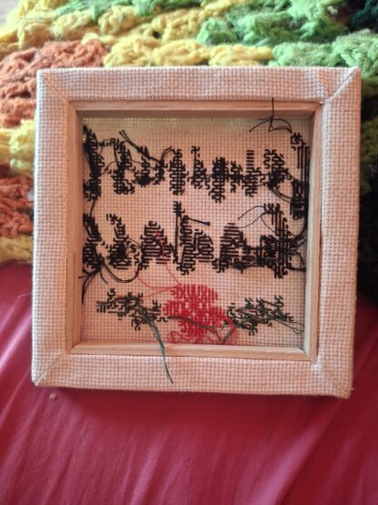 Feminist Badass Finished Cross Stitch - Image 2