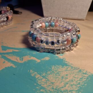 Soft Girl Vibes Memory Wire Bracelet